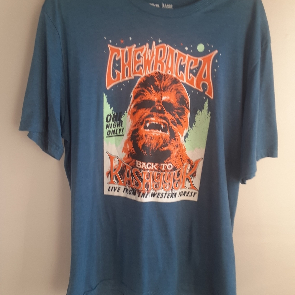 Star Wars Chewbacca mens tee size L